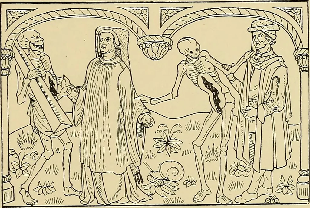 An illustration from L'art religieux de la fin du moyen âge en France; étude sur l'iconographie du moyen âge et sur ses sources d'inspiration;, 1908, leaf 414