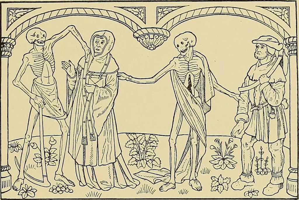 An illustration from L'art religieux de la fin du moyen âge en France; étude sur l'iconographie du moyen âge et sur ses sources d'inspiration;, 1908, leaf 416