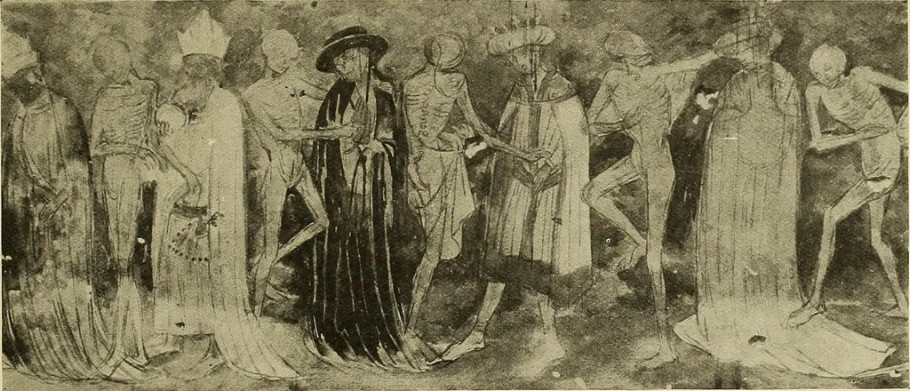 An illustration from L'art religieux de la fin du moyen âge en France; étude sur l'iconographie du moyen âge et sur ses sources d'inspiration;, 1908, leaf 420