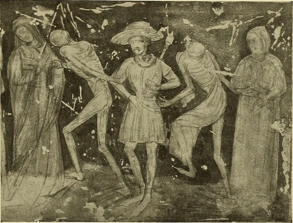 An illustration from L'art religieux de la fin du moyen âge en France; étude sur l'iconographie du moyen âge et sur ses sources d'inspiration;, 1908, leaf 422