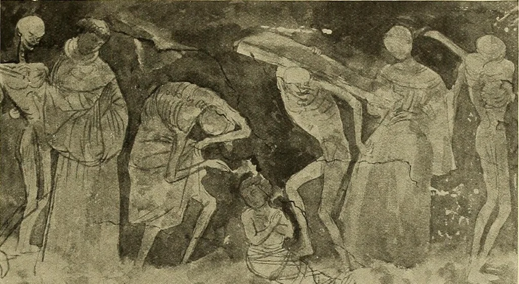 An illustration from L'art religieux de la fin du moyen âge en France; étude sur l'iconographie du moyen âge et sur ses sources d'inspiration;, 1908, leaf 424