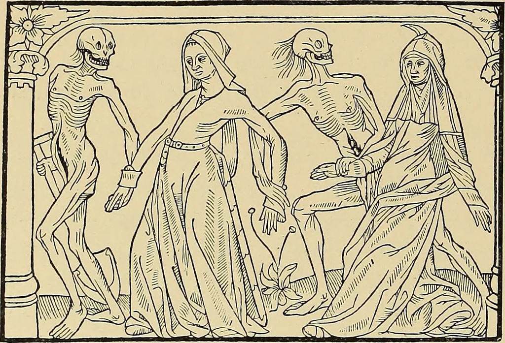 An illustration from L'art religieux de la fin du moyen âge en France; étude sur l'iconographie du moyen âge et sur ses sources d'inspiration;, 1908, leaf 427