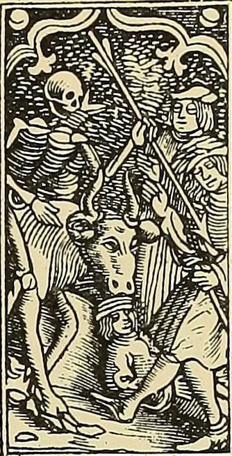 An illustration from L'art religieux de la fin du moyen âge en France; étude sur l'iconographie du moyen âge et sur ses sources d'inspiration;, 1908, leaf 428