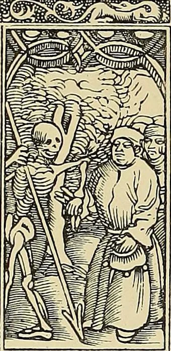 An illustration from L'art religieux de la fin du moyen âge en France; étude sur l'iconographie du moyen âge et sur ses sources d'inspiration;, 1908, leaf 429