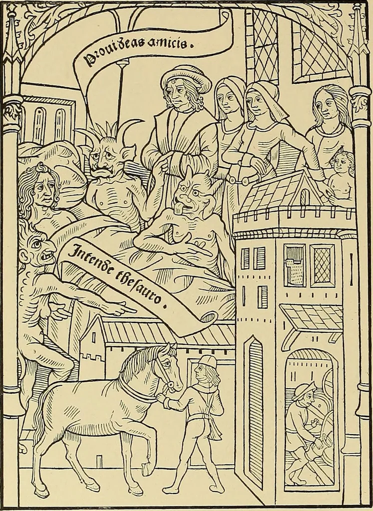 An illustration from L'art religieux de la fin du moyen âge en France; étude sur l'iconographie du moyen âge et sur ses sources d'inspiration;, 1908, leaf 435