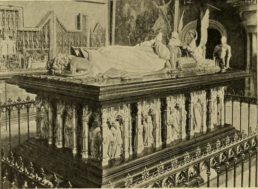 An illustration from L'art religieux de la fin du moyen âge en France; étude sur l'iconographie du moyen âge et sur ses sources d'inspiration;, 1908, leaf 467