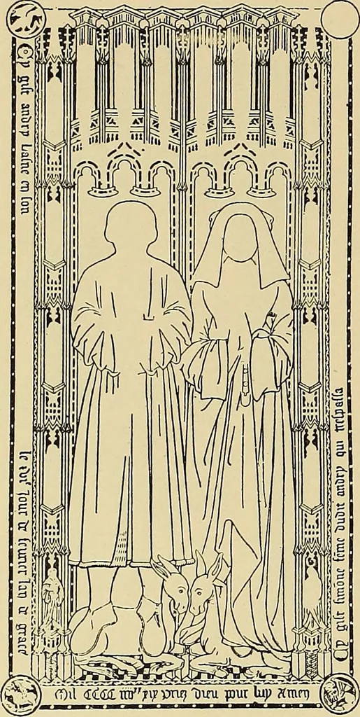 An illustration from L'art religieux de la fin du moyen âge en France; étude sur l'iconographie du moyen âge et sur ses sources d'inspiration;, 1908, leaf 481