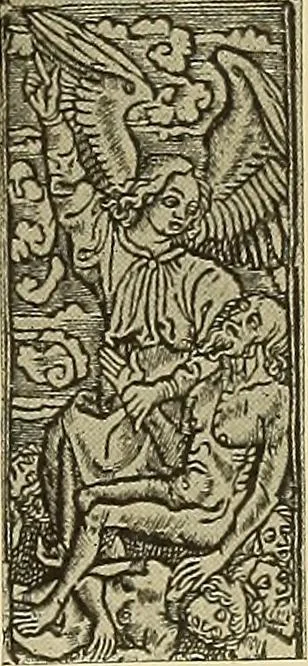 An illustration from L'art religieux de la fin du moyen âge en France; étude sur l'iconographie du moyen âge et sur ses sources d'inspiration;, 1908, leaf 506