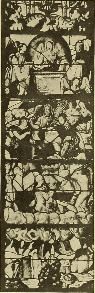 An illustration from L'art religieux de la fin du moyen âge en France; étude sur l'iconographie du moyen âge et sur ses sources d'inspiration;, 1908, leaf 508