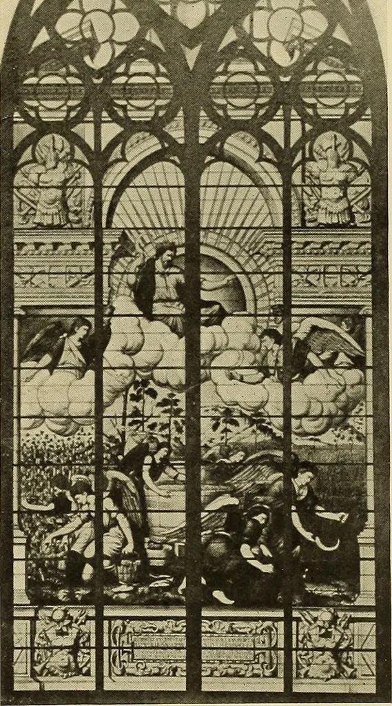 An illustration from L'art religieux de la fin du moyen âge en France; étude sur l'iconographie du moyen âge et sur ses sources d'inspiration;, 1908, leaf 512