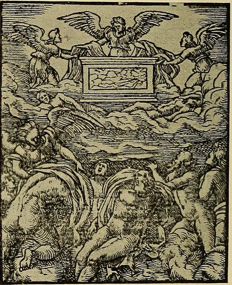 An illustration from L'art religieux de la fin du moyen âge en France; étude sur l'iconographie du moyen âge et sur ses sources d'inspiration;, 1908, leaf 513