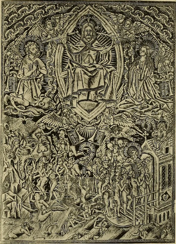 An illustration from L'art religieux de la fin du moyen âge en France; étude sur l'iconographie du moyen âge et sur ses sources d'inspiration;, 1908, leaf 516