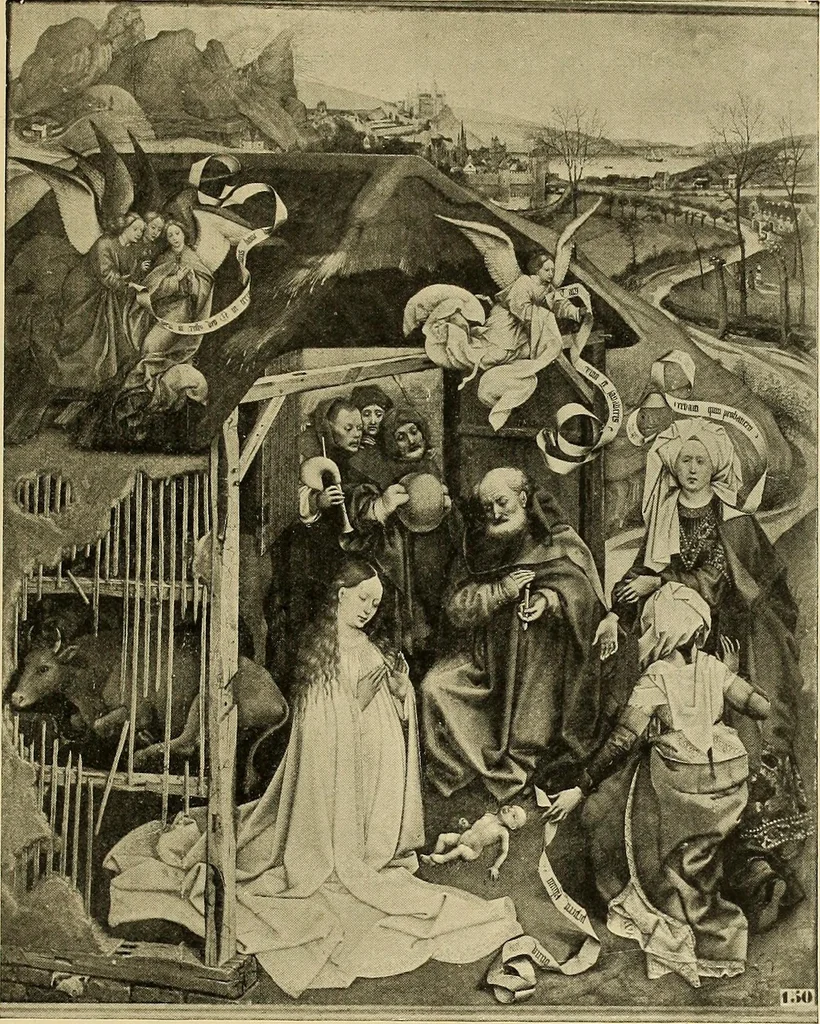An illustration from L'art religieux de la fin du moyen âge en France; étude sur l'iconographie du moyen âge et sur ses sources d'inspiration;, 1908, leaf 52