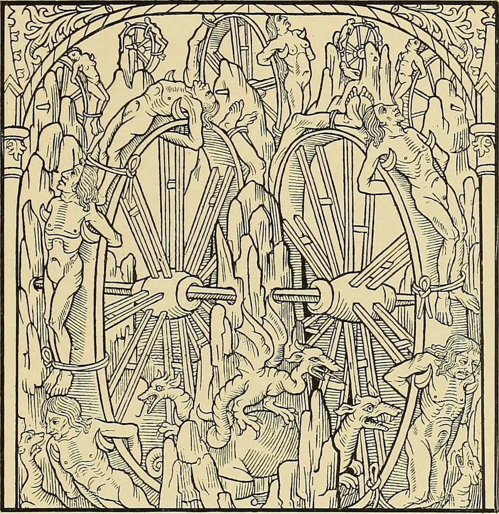 An illustration from L'art religieux de la fin du moyen âge en France; étude sur l'iconographie du moyen âge et sur ses sources d'inspiration;, 1908, leaf 532