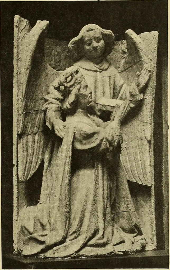 An illustration from L'art religieux de la fin du moyen âge en France; étude sur l'iconographie du moyen âge et sur ses sources d'inspiration;, 1908, leaf 538