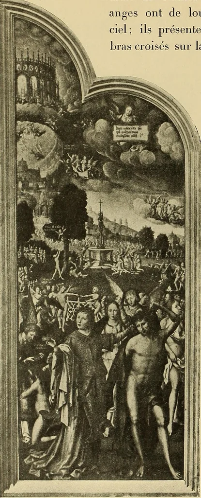 An illustration from L'art religieux de la fin du moyen âge en France; étude sur l'iconographie du moyen âge et sur ses sources d'inspiration;, 1908, leaf 539