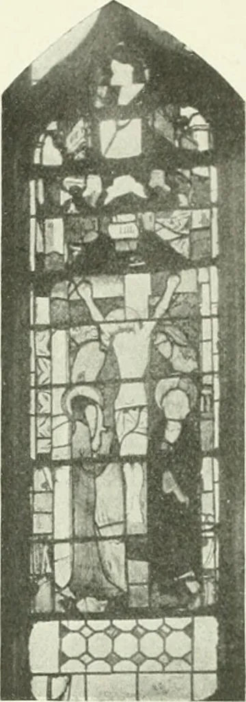 An illustration from L'art religieux de la fin du Moyen Age en France : étude sur l'iconographie du Moyen Age et sur ses sources d'inspiration, 1922, leaf 110