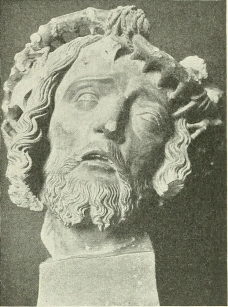 An illustration from L'art religieux de la fin du Moyen Age en France : étude sur l'iconographie du Moyen Age et sur ses sources d'inspiration, 1922, leaf 114