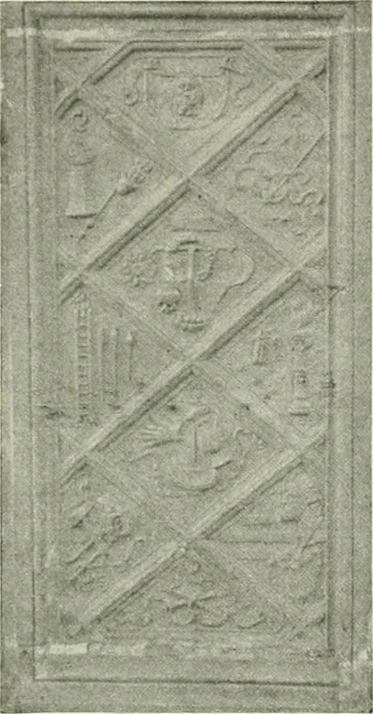 An illustration from L'art religieux de la fin du Moyen Age en France : étude sur l'iconographie du Moyen Age et sur ses sources d'inspiration, 1922, leaf 121