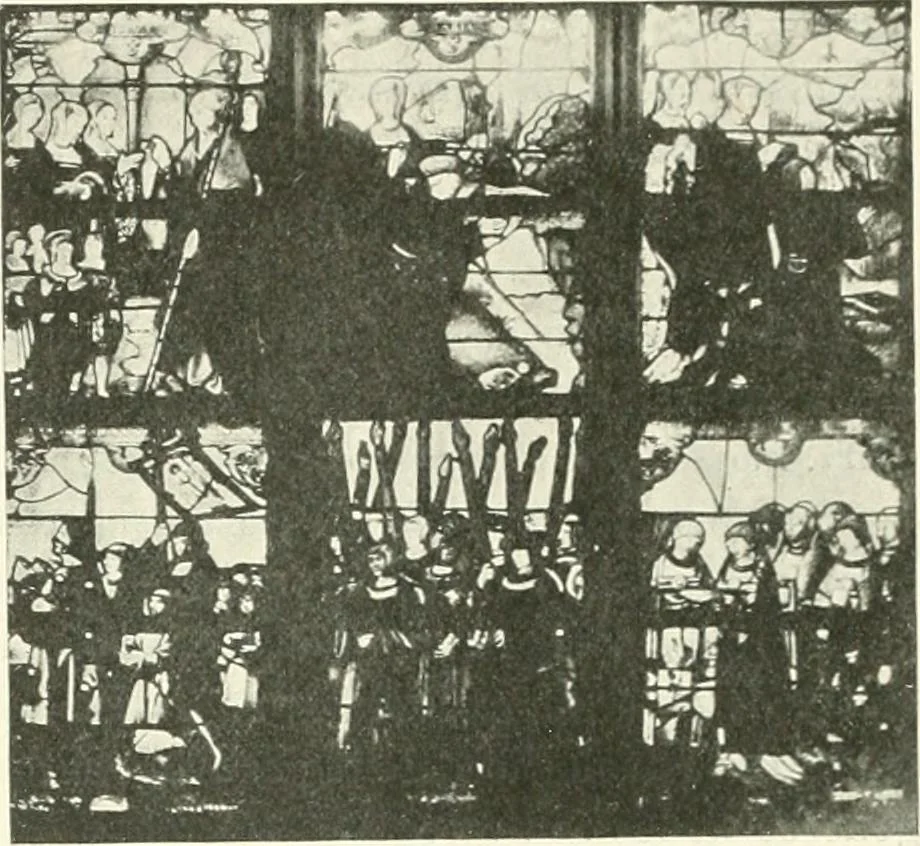 An illustration from L'art religieux de la fin du Moyen Age en France : étude sur l'iconographie du Moyen Age et sur ses sources d'inspiration, 1922, leaf 192