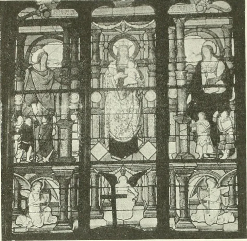 An illustration from L'art religieux de la fin du Moyen Age en France : étude sur l'iconographie du Moyen Age et sur ses sources d'inspiration, 1922, leaf 236