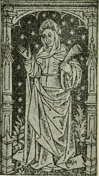 An illustration from L'art religieux de la fin du Moyen Age en France : étude sur l'iconographie du Moyen Age et sur ses sources d'inspiration, 1922, leaf 289