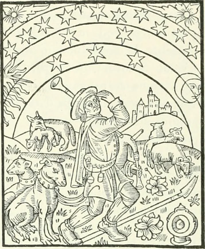 An illustration from L'art religieux de la fin du Moyen Age en France : étude sur l'iconographie du Moyen Age et sur ses sources d'inspiration, 1922, leaf 314