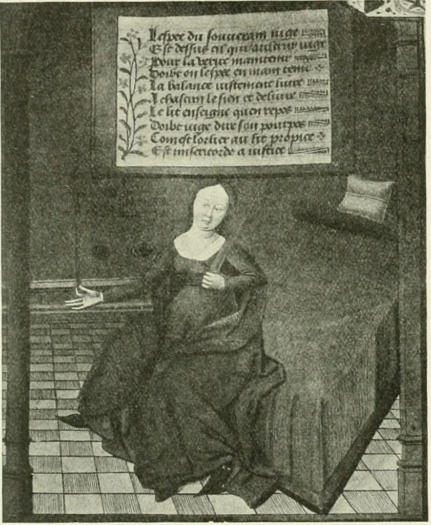 An illustration from L'art religieux de la fin du Moyen Age en France : étude sur l'iconographie du Moyen Age et sur ses sources d'inspiration, 1922, leaf 331