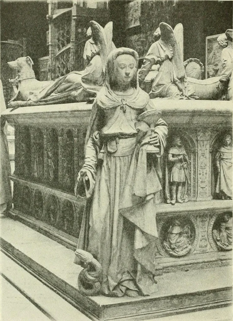An illustration from L'art religieux de la fin du Moyen Age en France : étude sur l'iconographie du Moyen Age et sur ses sources d'inspiration, 1922, leaf 341
