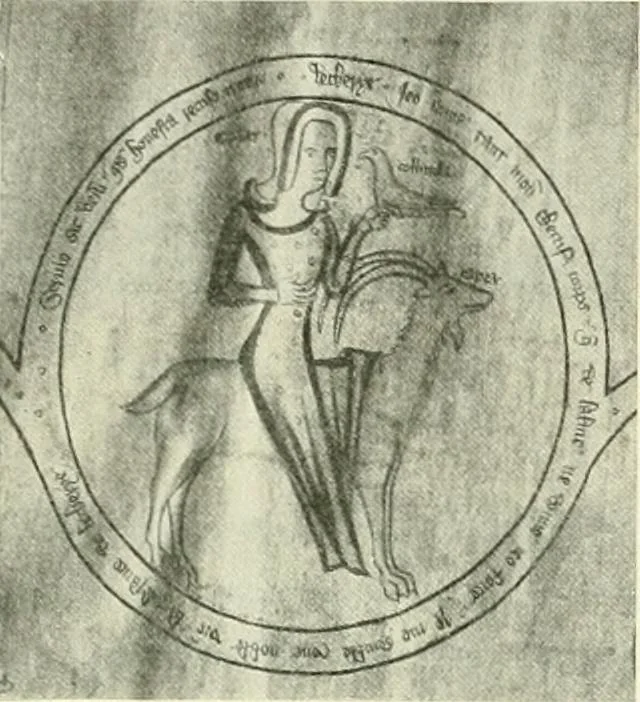 An illustration from L'art religieux de la fin du Moyen Age en France : étude sur l'iconographie du Moyen Age et sur ses sources d'inspiration, 1922, leaf 349