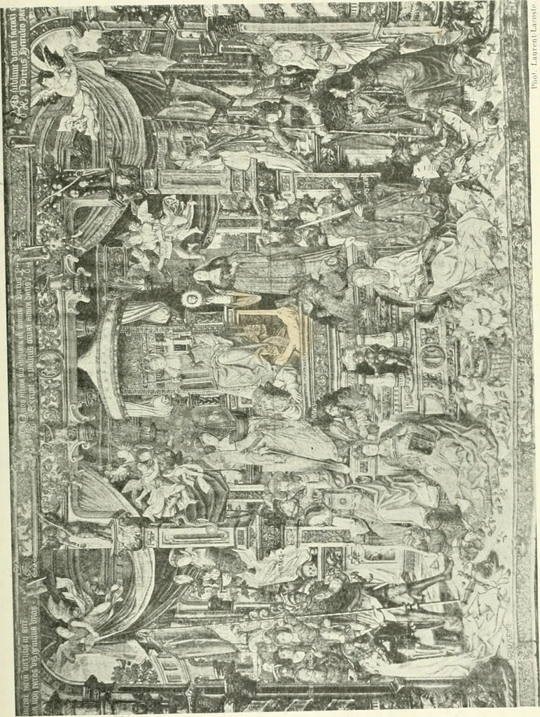 An illustration from L'art religieux de la fin du Moyen Age en France : étude sur l'iconographie du Moyen Age et sur ses sources d'inspiration, 1922, leaf 360