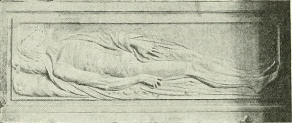 An illustration from L'art religieux de la fin du Moyen Age en France : étude sur l'iconographie du Moyen Age et sur ses sources d'inspiration, 1922, leaf 370