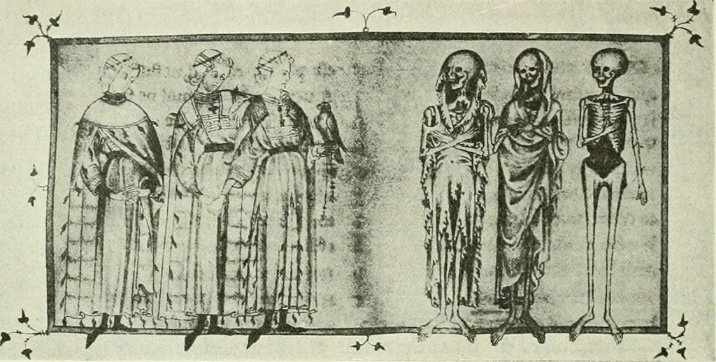 An illustration from L'art religieux de la fin du Moyen Age en France : étude sur l'iconographie du Moyen Age et sur ses sources d'inspiration, 1922, leaf 373