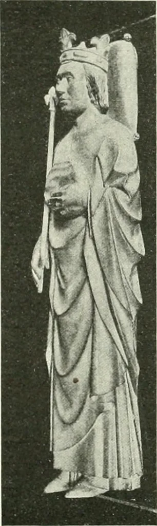 An illustration from L'art religieux de la fin du Moyen Age en France : étude sur l'iconographie du Moyen Age et sur ses sources d'inspiration, 1922, leaf 412