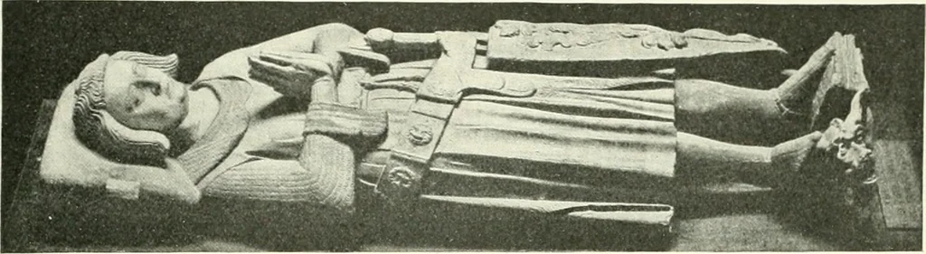 An illustration from L'art religieux de la fin du Moyen Age en France : étude sur l'iconographie du Moyen Age et sur ses sources d'inspiration, 1922, leaf 414