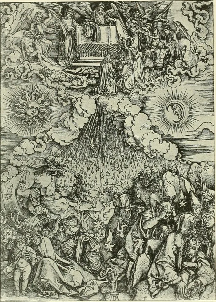 An illustration from L'art religieux de la fin du Moyen Age en France : étude sur l'iconographie du Moyen Age et sur ses sources d'inspiration, 1922, leaf 463