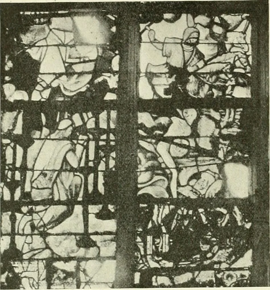 An illustration from L'art religieux de la fin du Moyen Age en France : étude sur l'iconographie du Moyen Age et sur ses sources d'inspiration, 1922, leaf 467