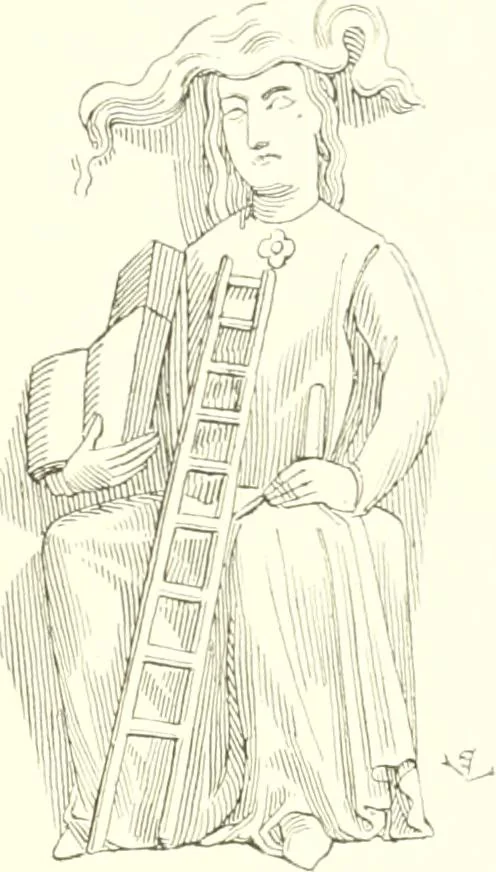 An illustration from L'art religieux du XIIIe siècle en France : étude sur l'iconographie du moyen age et sur ses sources d'inspiration, 1910, leaf 128