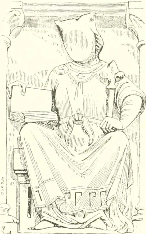 An illustration from L'art religieux du XIIIe siècle en France : étude sur l'iconographie du moyen age et sur ses sources d'inspiration, 1910, leaf 130