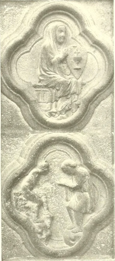 An illustration from L'art religieux du XIIIe siècle en France : étude sur l'iconographie du moyen age et sur ses sources d'inspiration, 1910, leaf 152