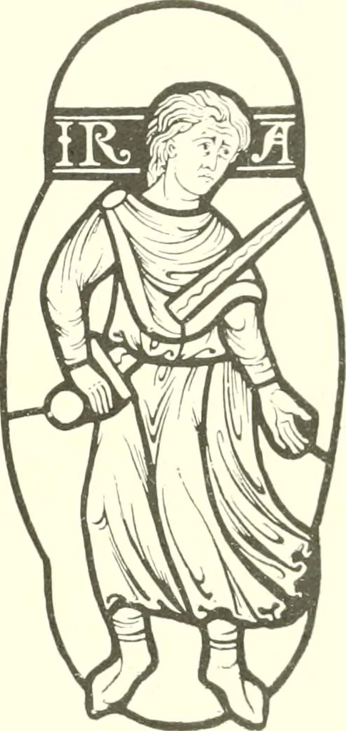 An illustration from L'art religieux du XIIIe siècle en France : étude sur l'iconographie du moyen age et sur ses sources d'inspiration, 1910, leaf 154