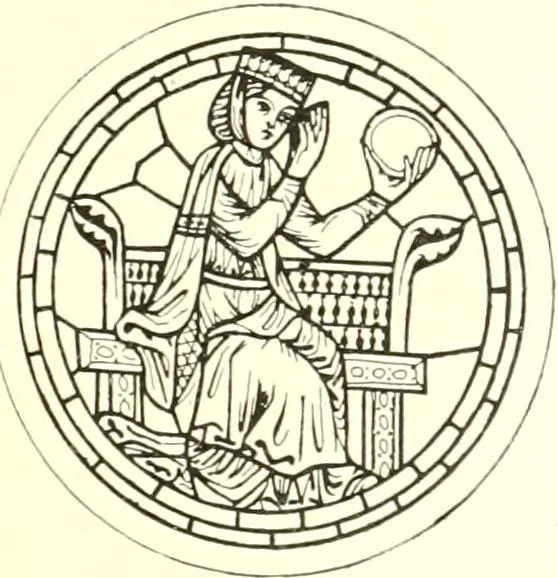An illustration from L'art religieux du XIIIe siècle en France : étude sur l'iconographie du moyen age et sur ses sources d'inspiration, 1910, leaf 158