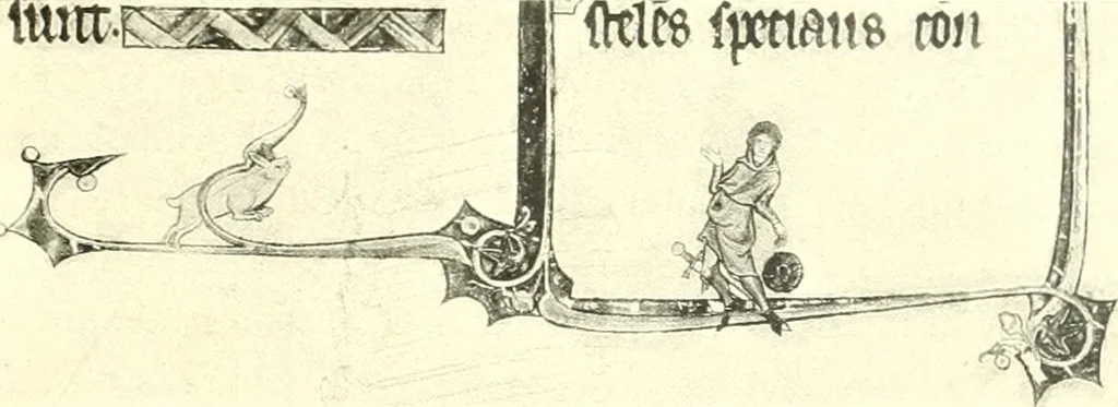 An illustration from L'art religieux du XIIIe siècle en France : étude sur l'iconographie du moyen age et sur ses sources d'inspiration, 1910, leaf 164
