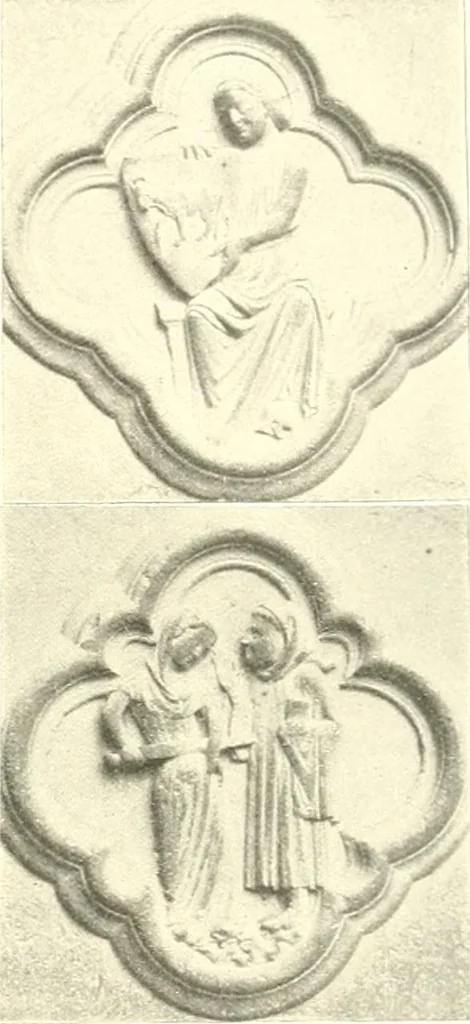 An illustration from L'art religieux du XIIIe siècle en France : étude sur l'iconographie du moyen age et sur ses sources d'inspiration, 1910, leaf 166