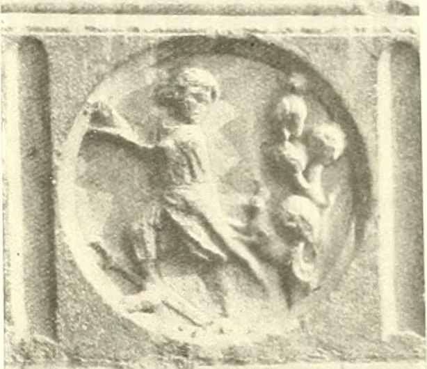 An illustration from L'art religieux du XIIIe siècle en France : étude sur l'iconographie du moyen age et sur ses sources d'inspiration, 1910, leaf 168