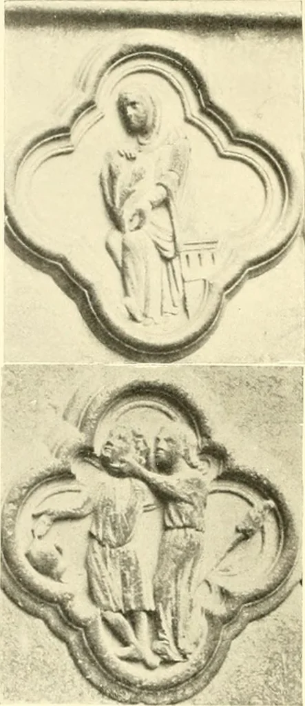 An illustration from L'art religieux du XIIIe siècle en France : étude sur l'iconographie du moyen age et sur ses sources d'inspiration, 1910, leaf 169