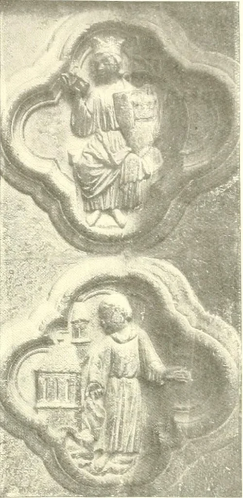 An illustration from L'art religieux du XIIIe siècle en France : étude sur l'iconographie du moyen age et sur ses sources d'inspiration, 1910, leaf 172