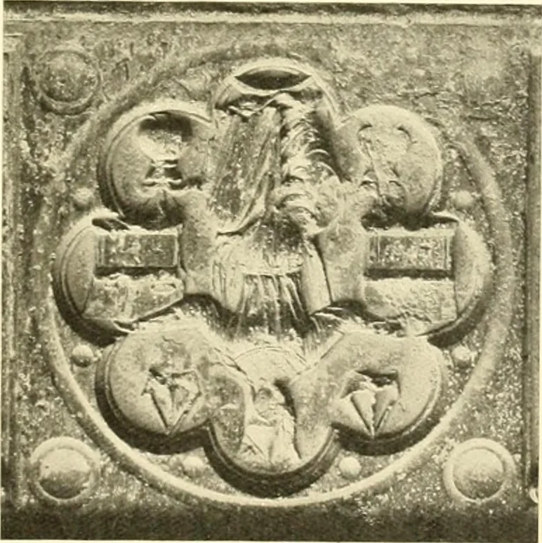 An illustration from L'art religieux du XIIIe siècle en France : étude sur l'iconographie du moyen age et sur ses sources d'inspiration, 1910, leaf 175