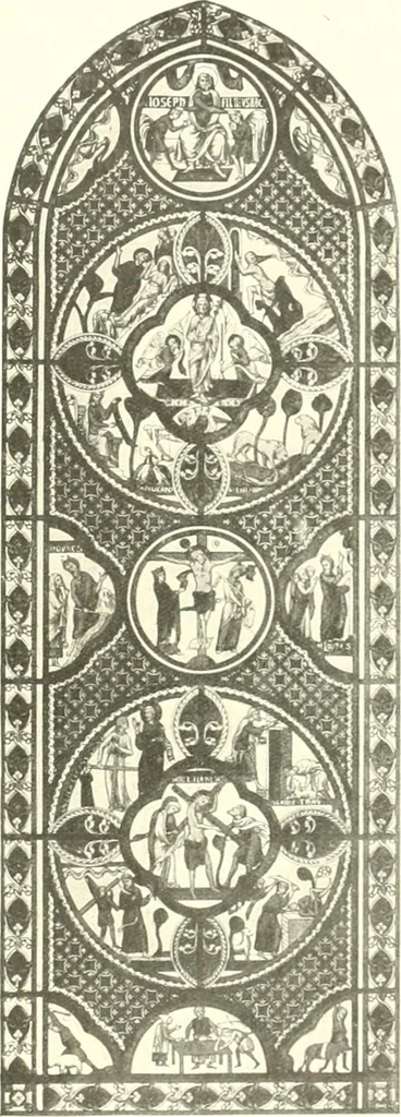 An illustration from L'art religieux du XIIIe siècle en France : étude sur l'iconographie du moyen age et sur ses sources d'inspiration, 1910, leaf 188