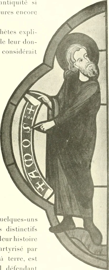 An illustration from L'art religieux du XIIIe siècle en France : étude sur l'iconographie du moyen age et sur ses sources d'inspiration, 1910, leaf 208